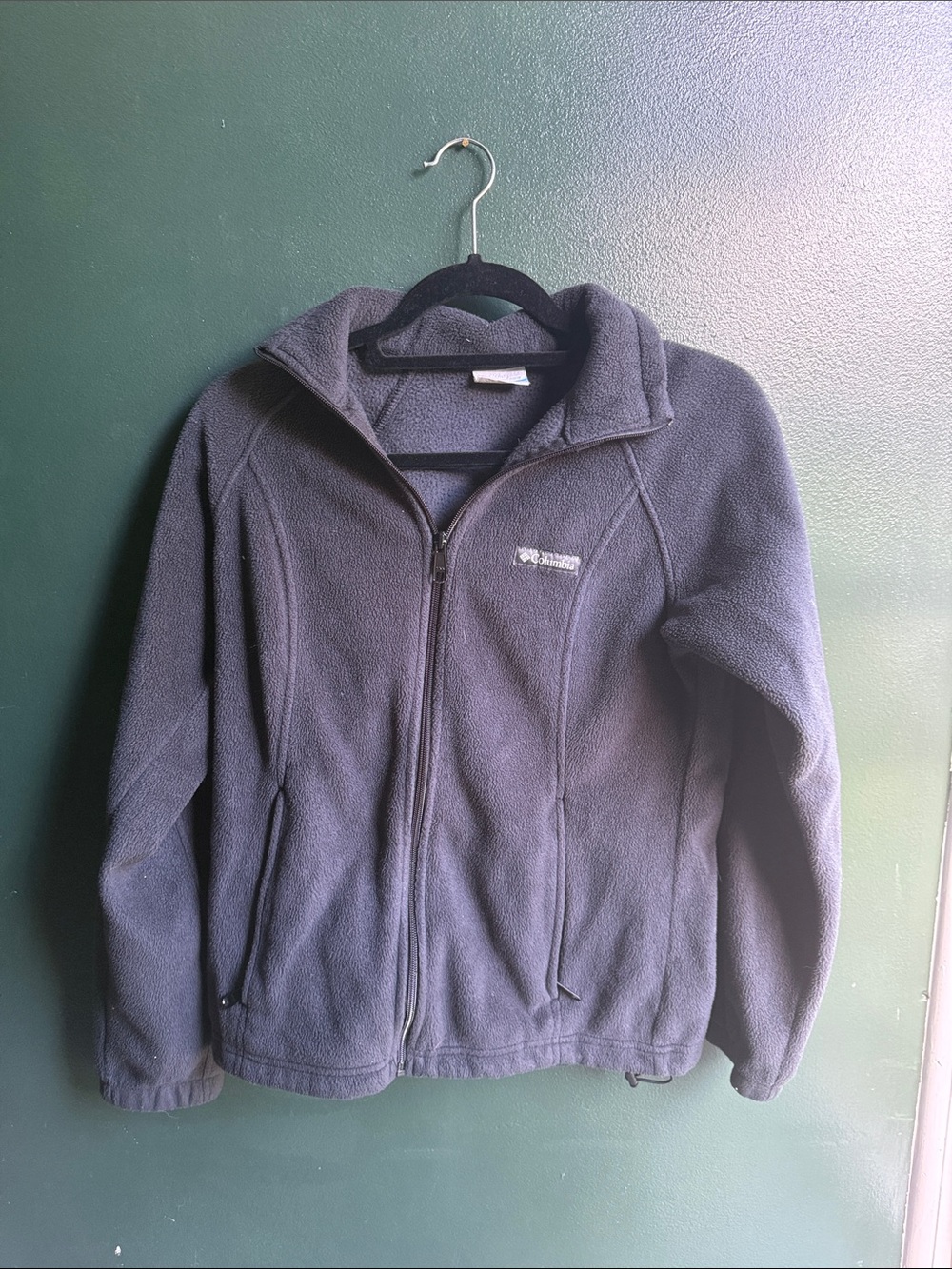 Columbia Dark Gray Full-Zip Fleece Jacket